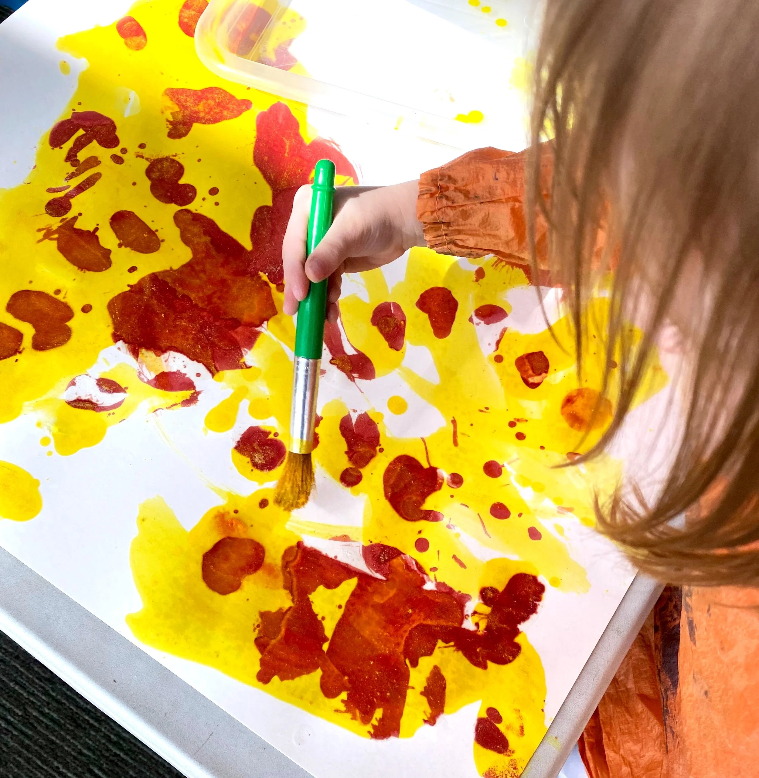 Easy invisible ink — little bluebirds